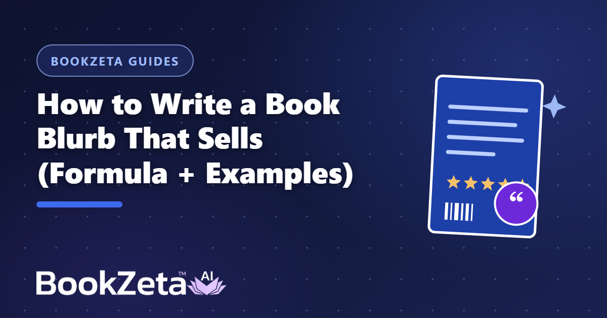 How to Write a Book Blurb That Sells (Formula + Examples)