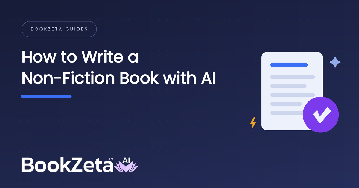 How to Write a Non-Fiction Book with AI